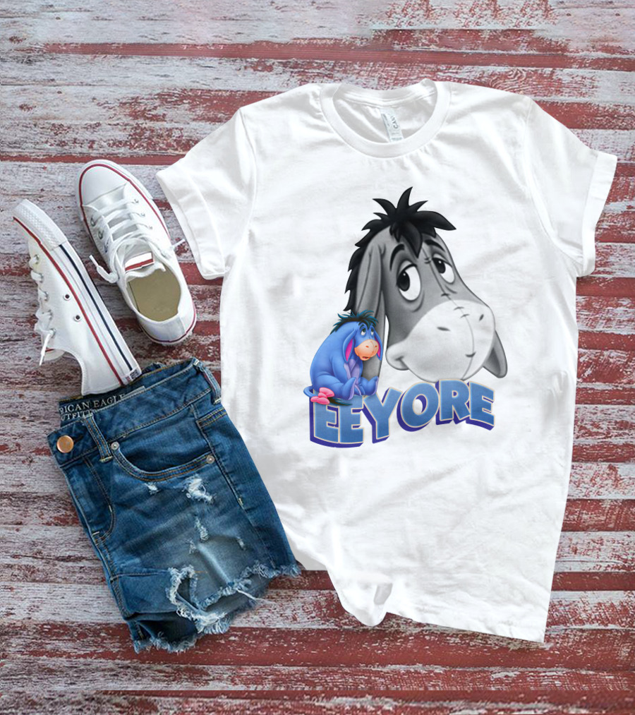 Eeyore Blue And Gray Character Disney T-Shirt