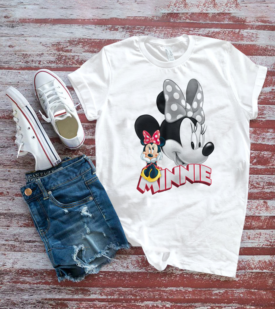 Minnie Mouse Large Polka Dot Bow T-Shirt