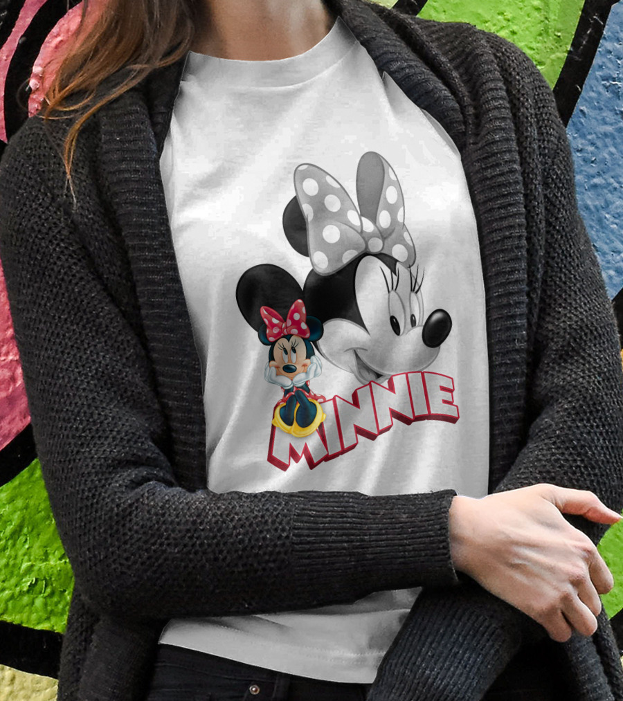 Minnie Mouse Large Polka Dot Bow T-Shirt