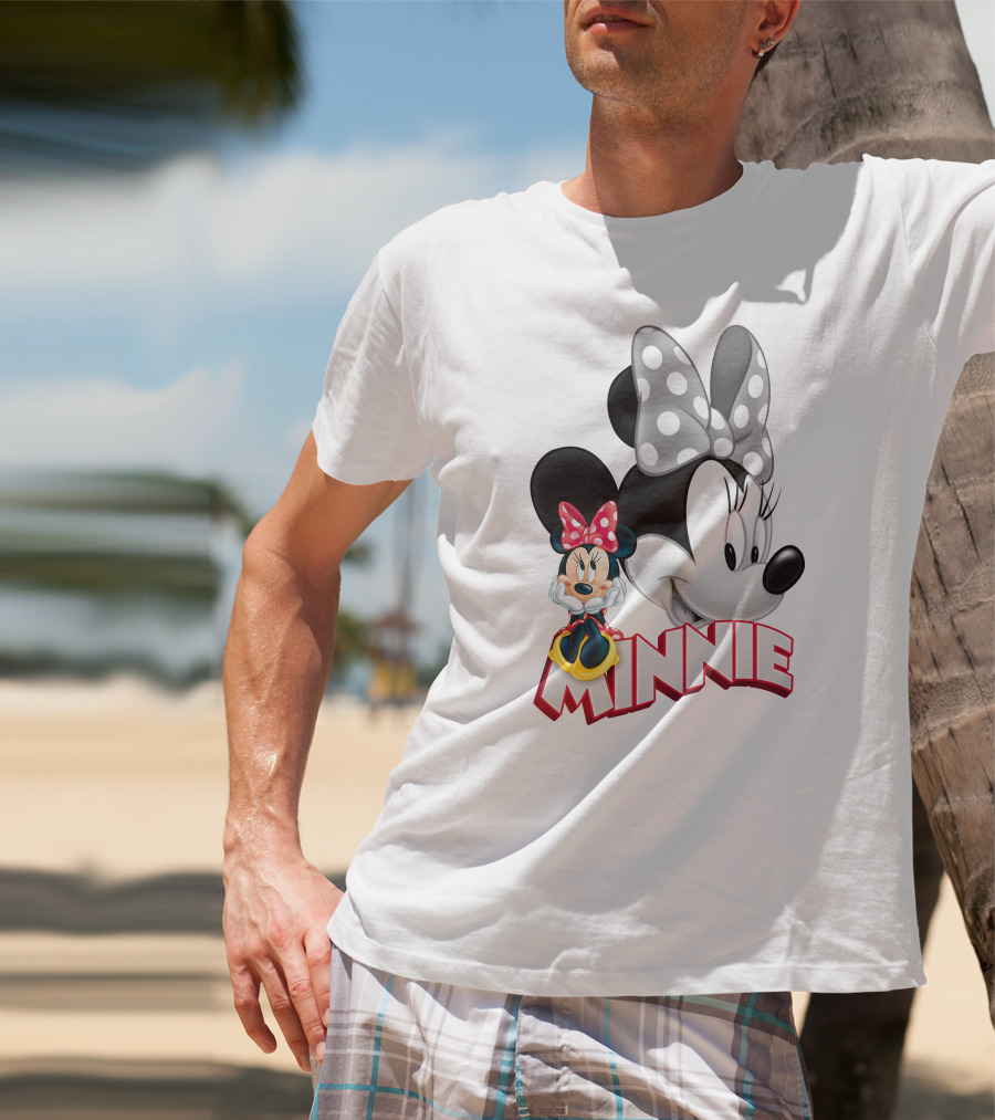 Minnie Mouse Large Polka Dot Bow T-Shirt