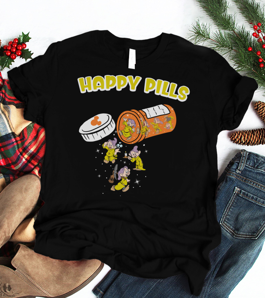 HAPPY PILLS Dopey Dwarf Animation T-Shirt