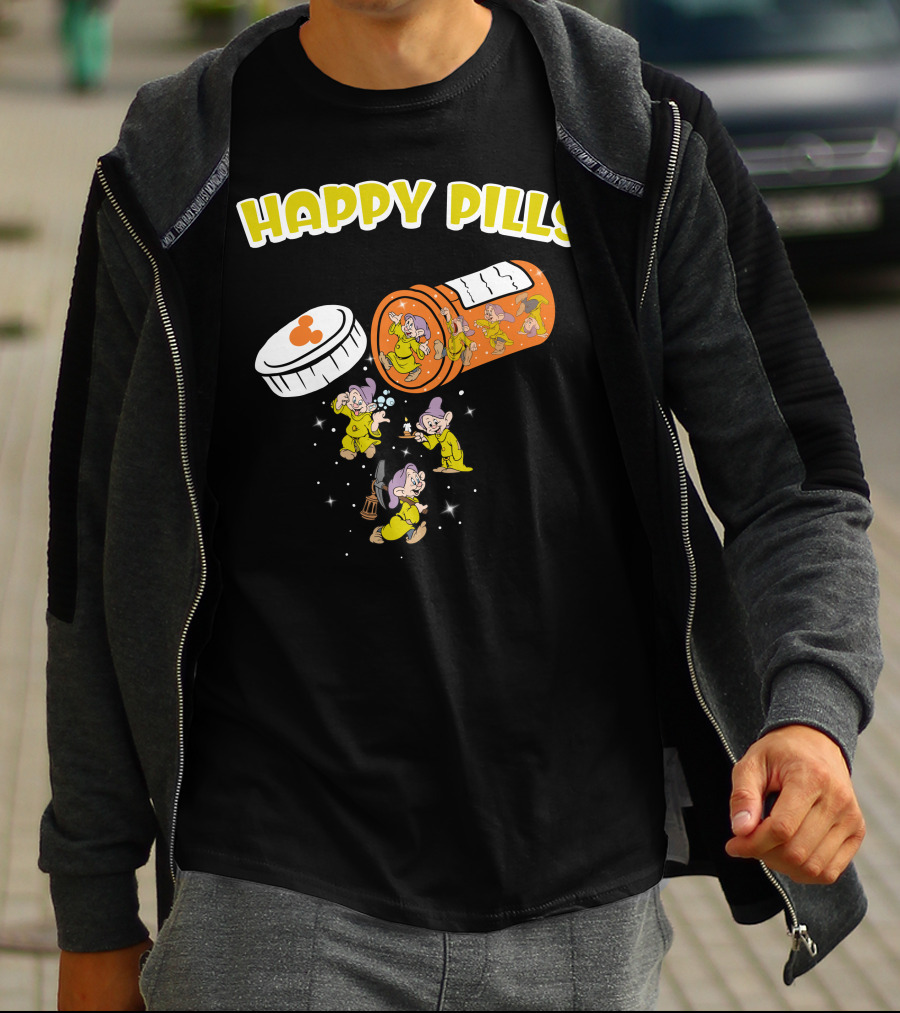 HAPPY PILLS Dopey Dwarf Animation T-Shirt