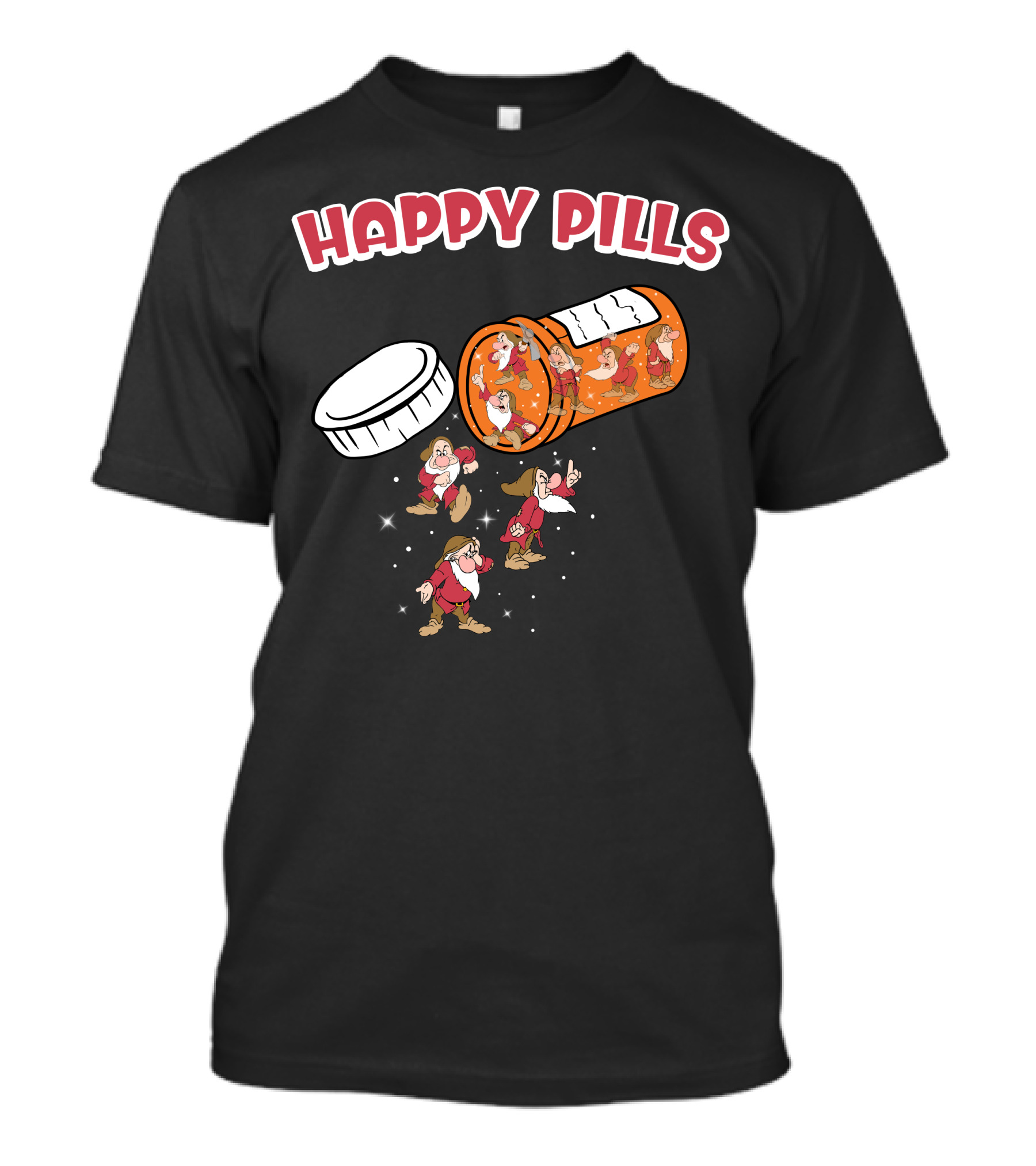 HAPPY PILLS Grumpy Seven Dwarfs T-Shirt
