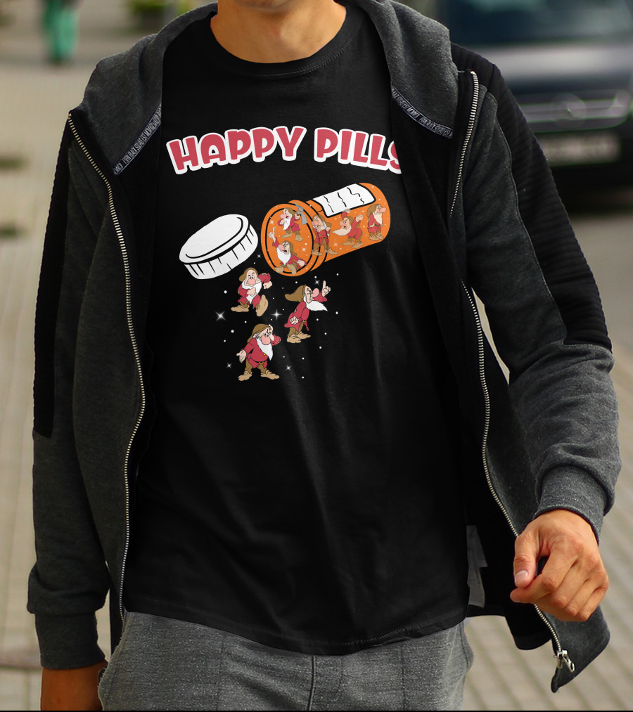 HAPPY PILLS Grumpy Seven Dwarfs T-Shirt