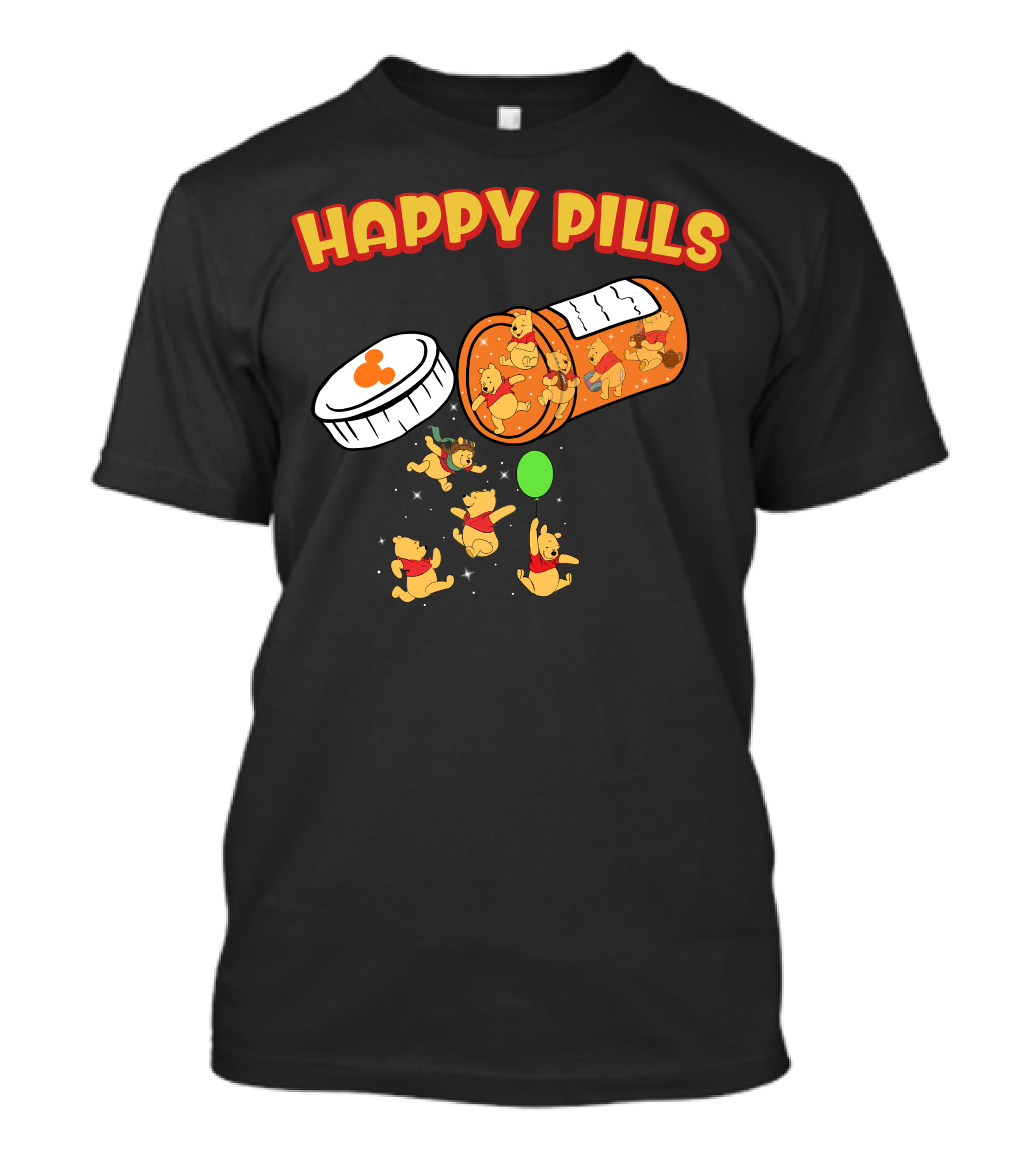 HAPPY PILLS POOH Balloon Fun T-Shirt