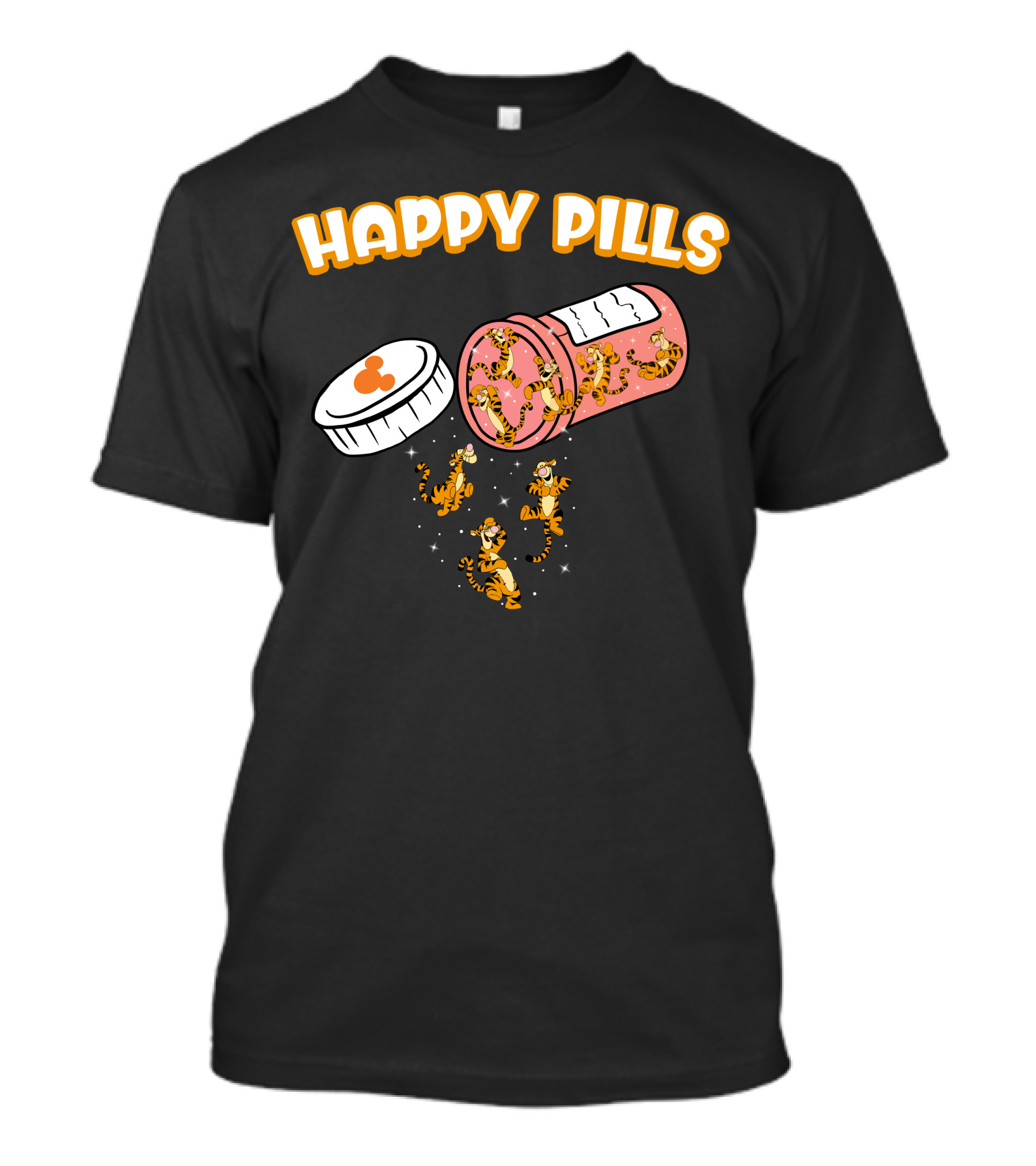HAPPY PILLS TIGGER Capsule Spill T-Shirt