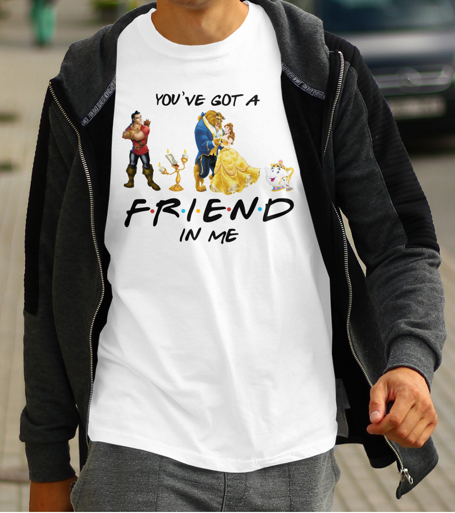 You've Got A Friend In Me Beauty And The Beast Friends Icons T-Shirt