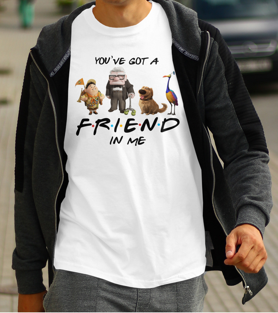 You've Got A Friend In Me Up Friends Pixar Crossover T-Shirt