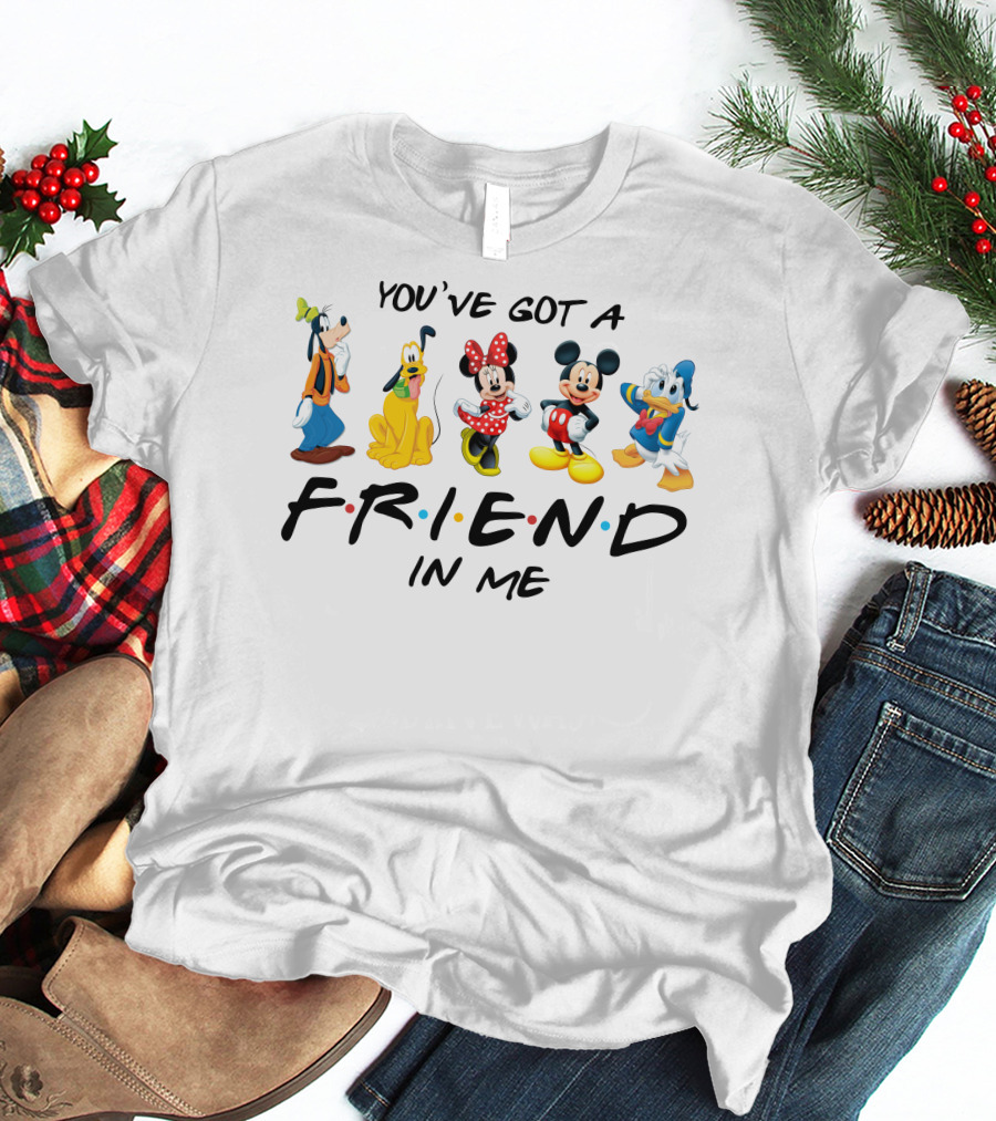 You’ve Got A Friend In Me With Mickey, Minnie, Donald, Goofy, And Pluto T-Shirt