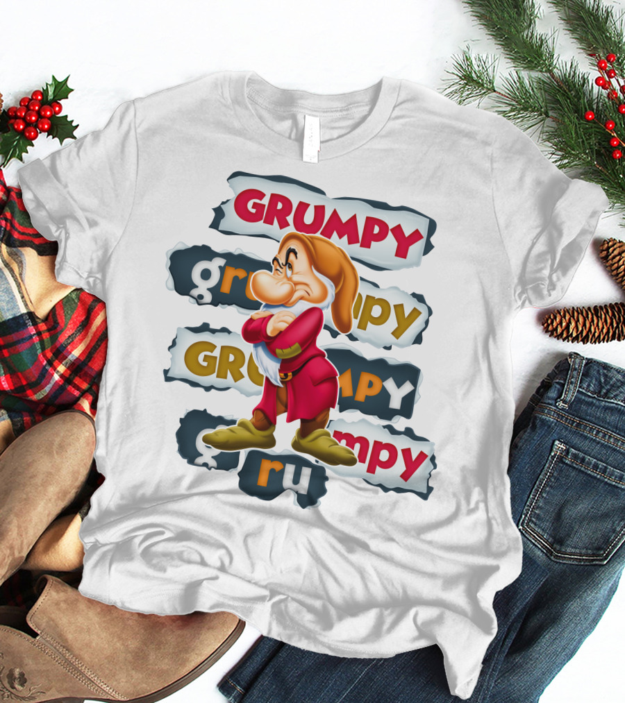 Grumpy Snow White Seven Dwarfs Character Alignment T-Shirt