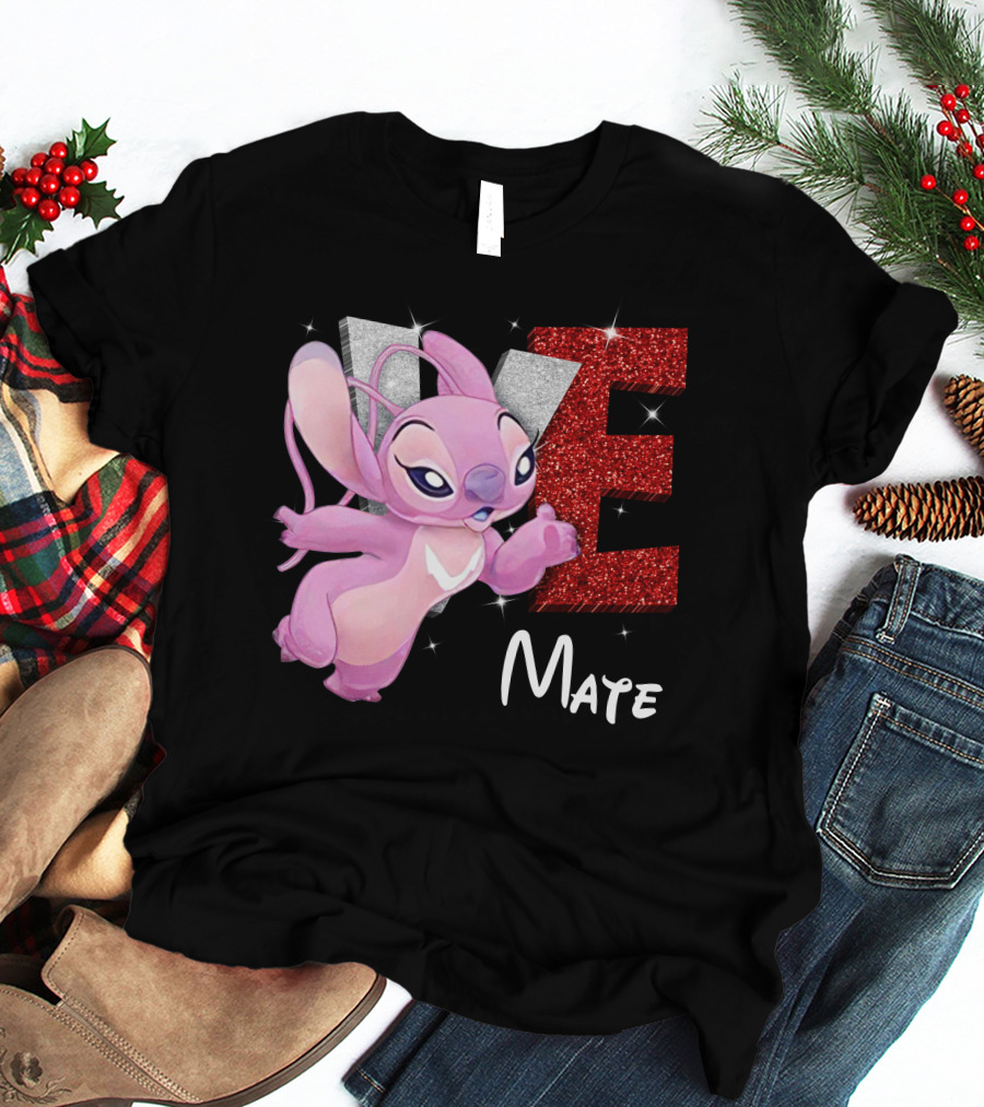 Love Mate Angel Experiment 624 Sparkle T-Shirt