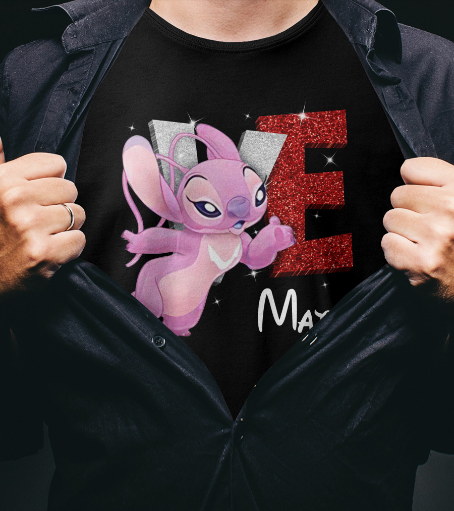 Love Mate Angel Experiment 624 Sparkle T-Shirt