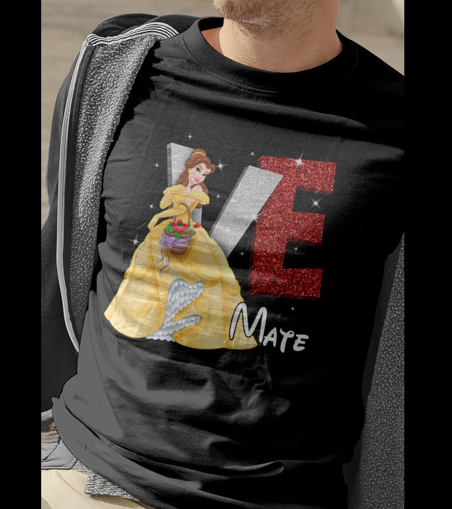 Belle Love Mate Sparkling Princess Theme T-Shirt