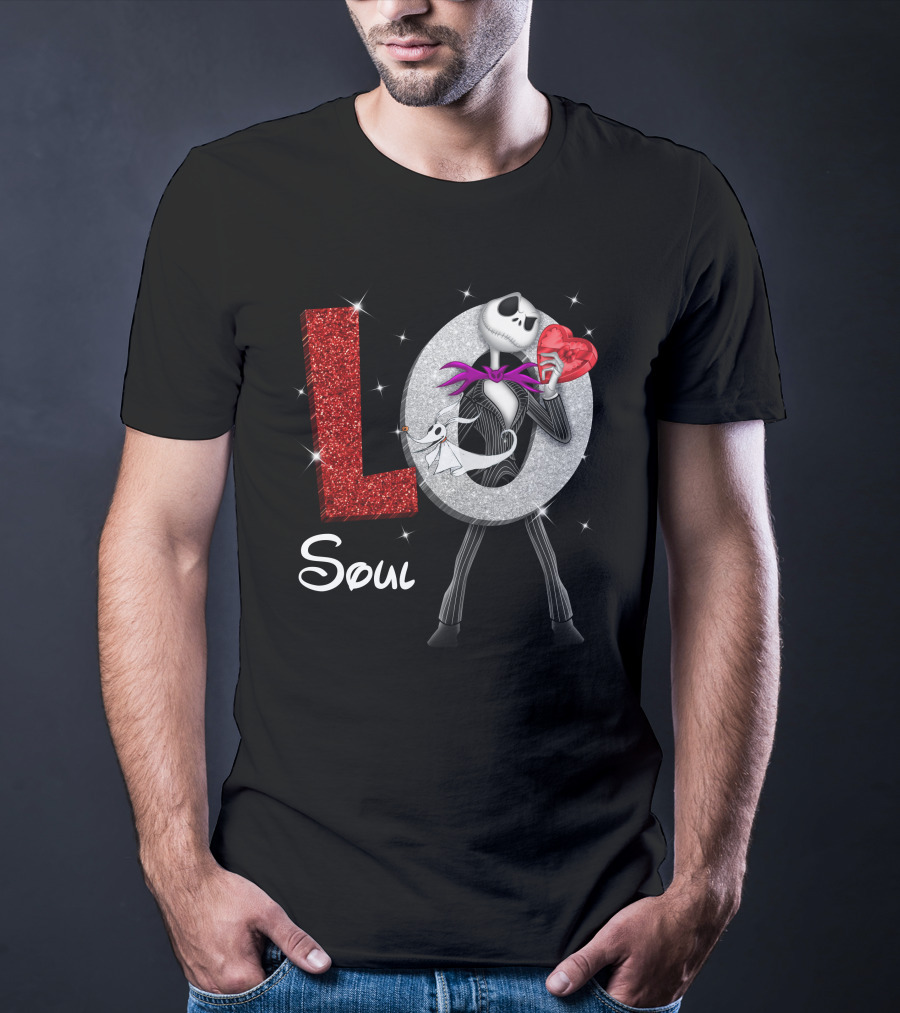 Soul Love Jack Skellington Zero Heart T-Shirt