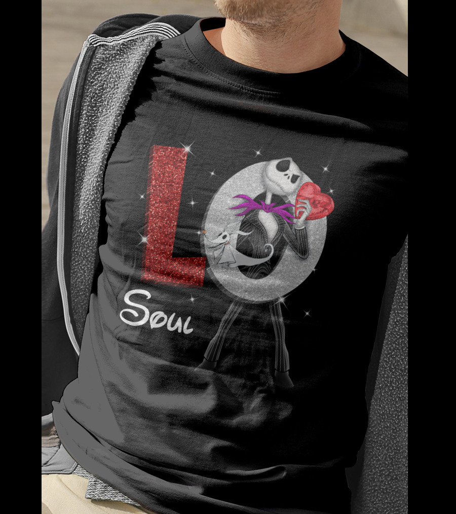 Soul Love Jack Skellington Zero Heart T-Shirt