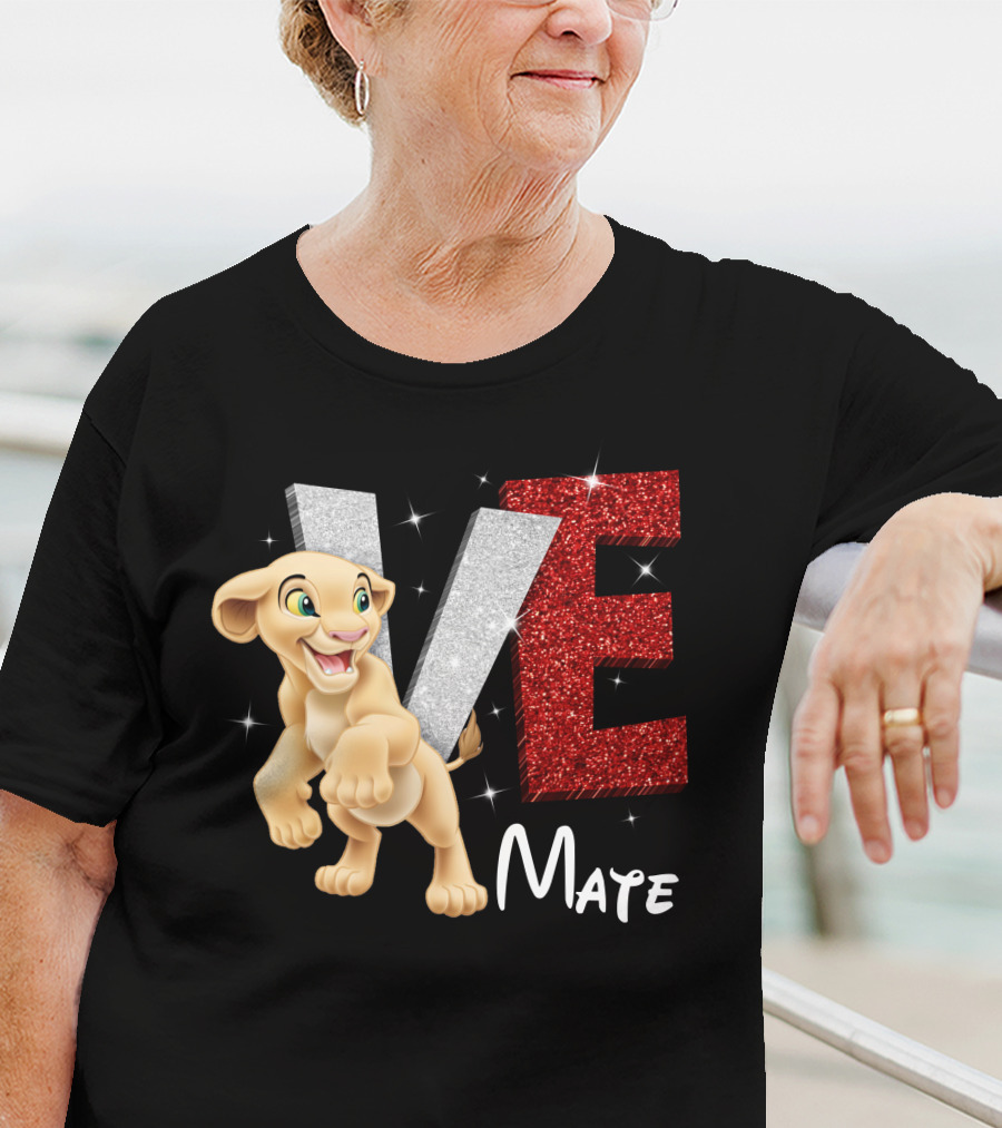 Nala Love Mate Lion Cub Sparkle T-Shirt