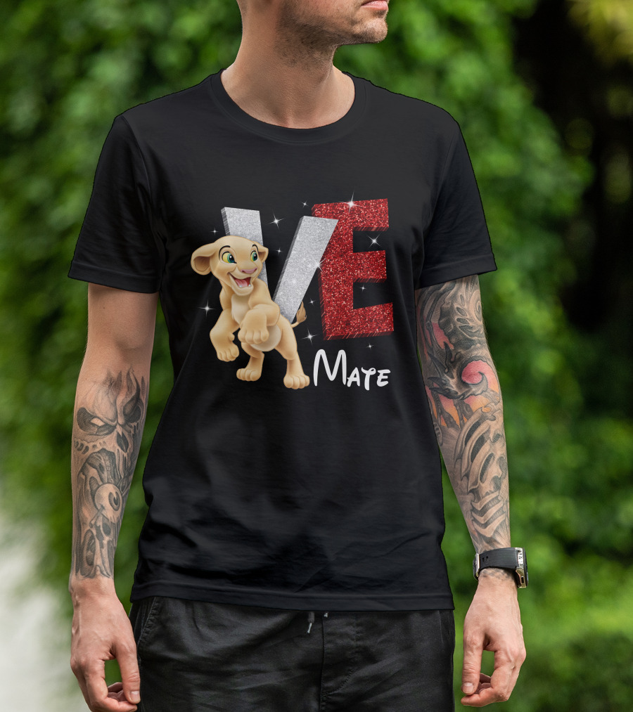 Nala Love Mate Lion Cub Sparkle T-Shirt