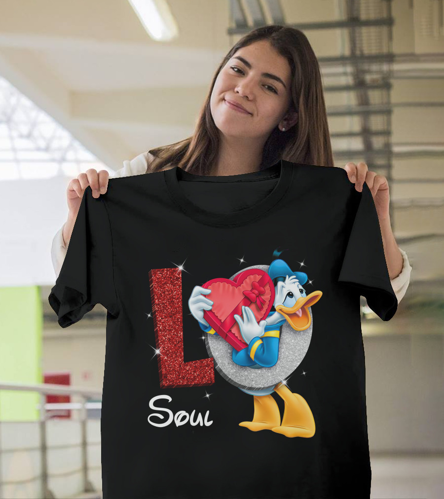 Donald Soul Red Heart L T-Shirt