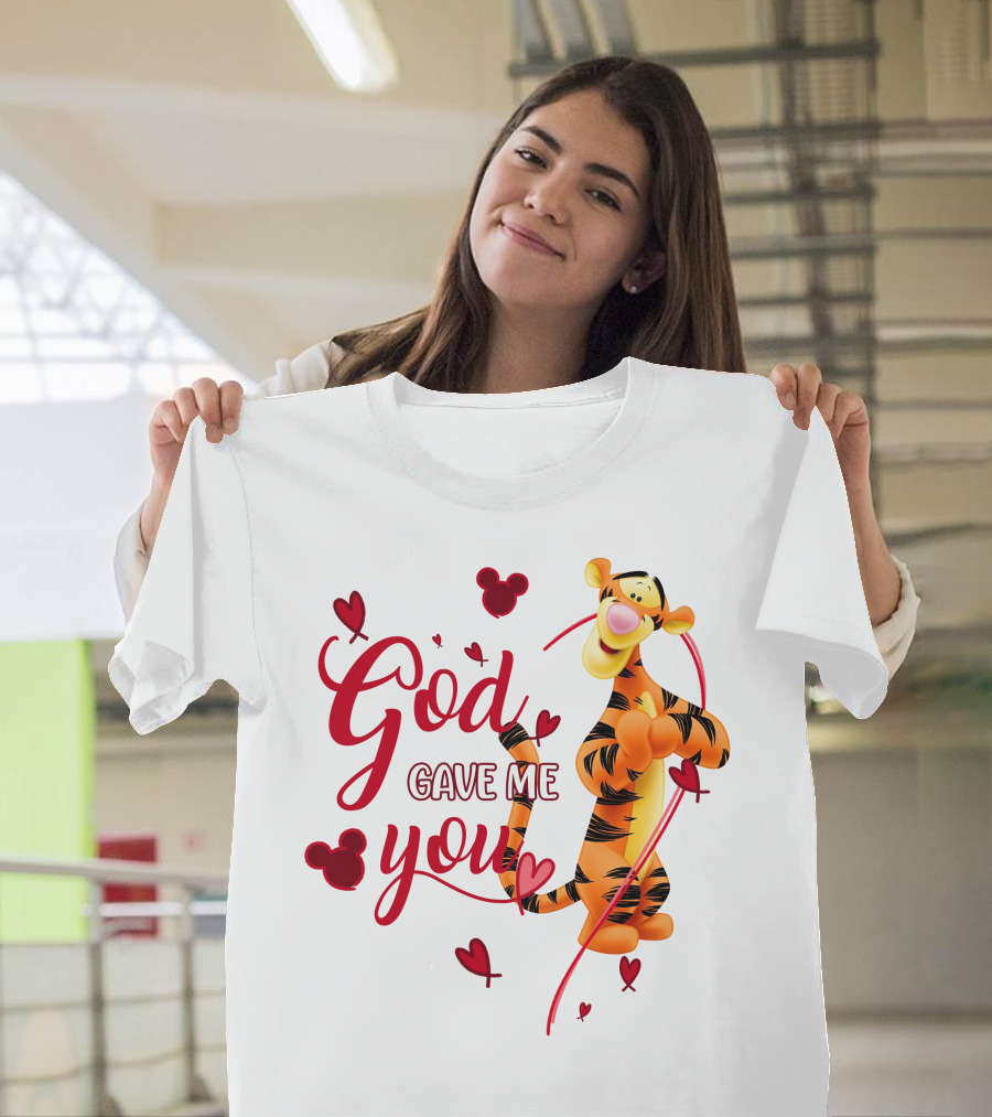 God Gave Me You Tigger Hearts Disney T-Shirt
