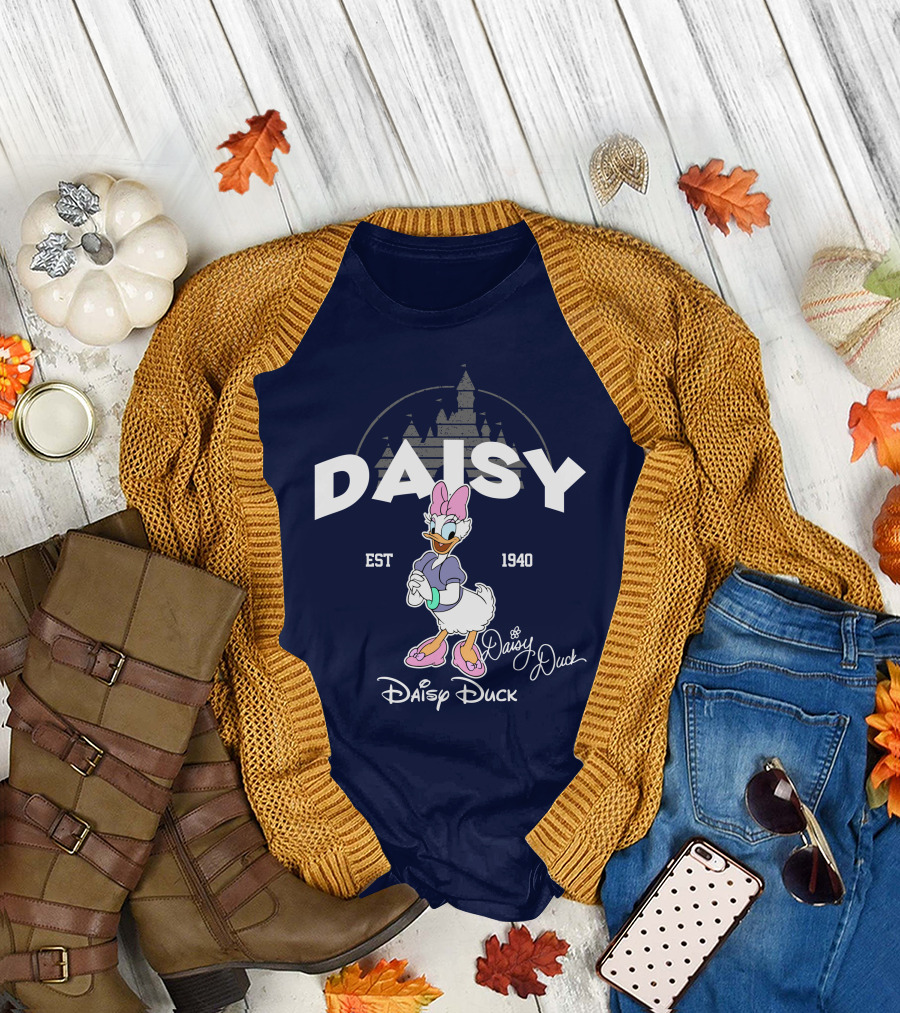 Daisy Duck Est 1940 Disney Character Vintage Style T-Shirt