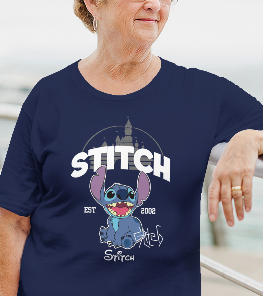 Stitch Est 2002 Disney Castle T-Shirt