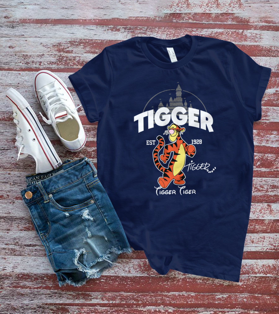 Tigger Tiger Castle Est 1928 T-Shirt
