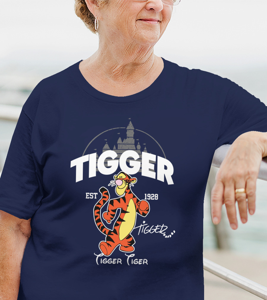 Tigger Tiger Castle Est 1928 T-Shirt