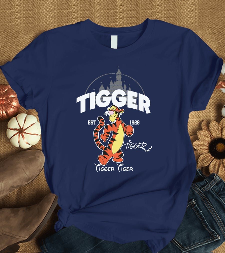 Tigger Tiger Castle Est 1928 T-Shirt