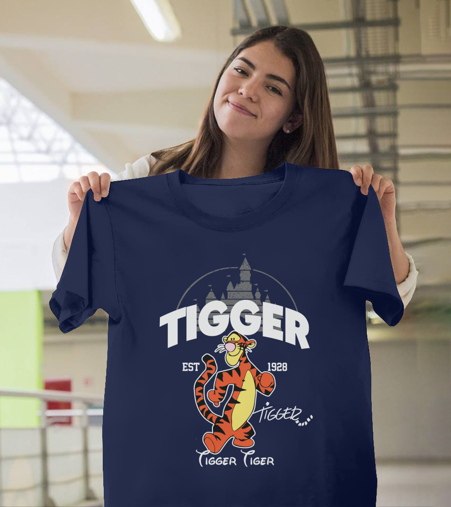 Tigger Tiger Castle Est 1928 T-Shirt