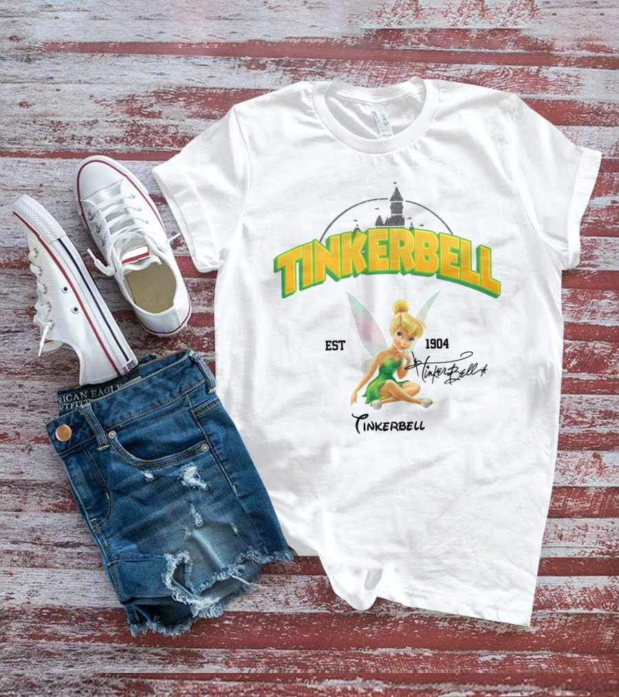 Tinkerbell Est 1904 Castle Wings T-Shirt