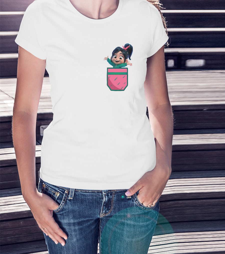 Vanellope Von Schweetz Pocket Character T-Shirt