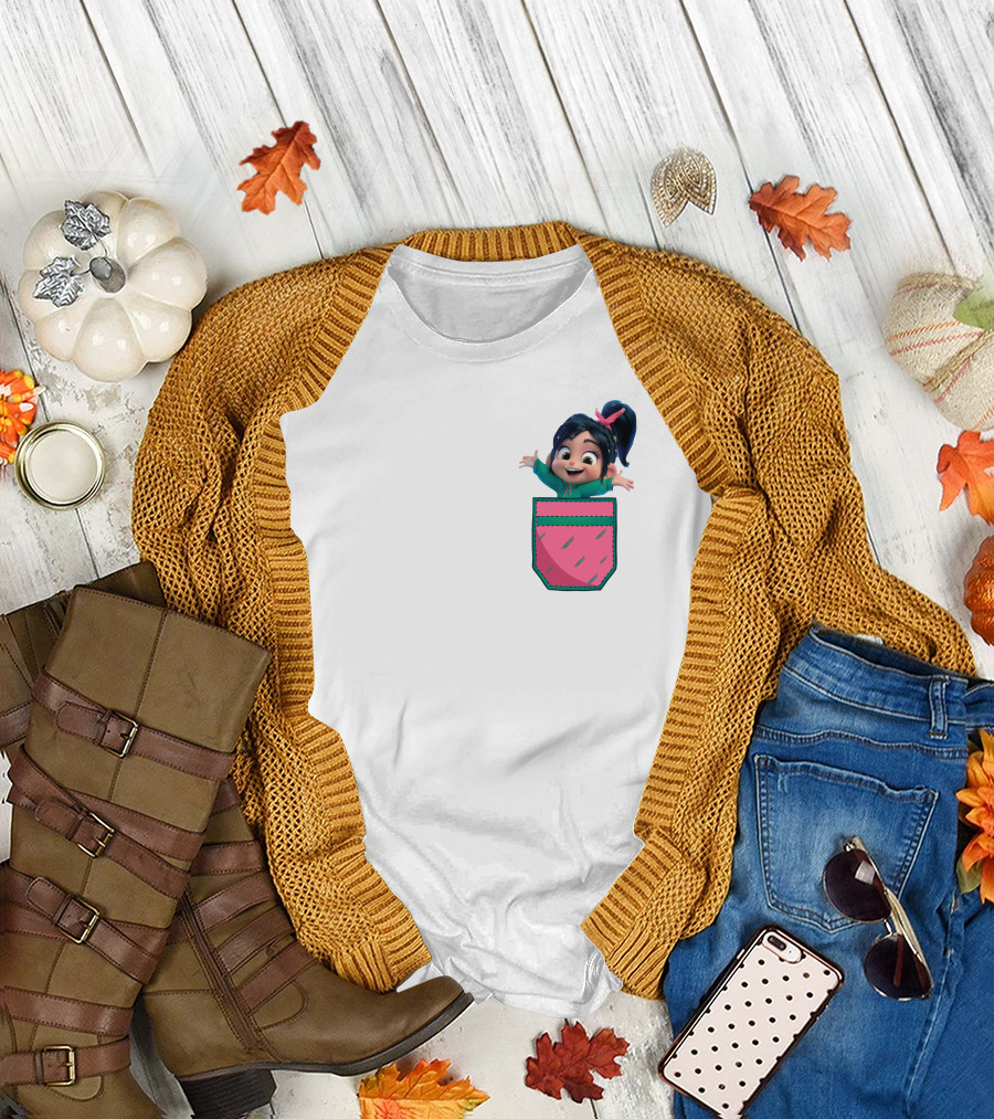 Vanellope Von Schweetz Pocket Character T-Shirt
