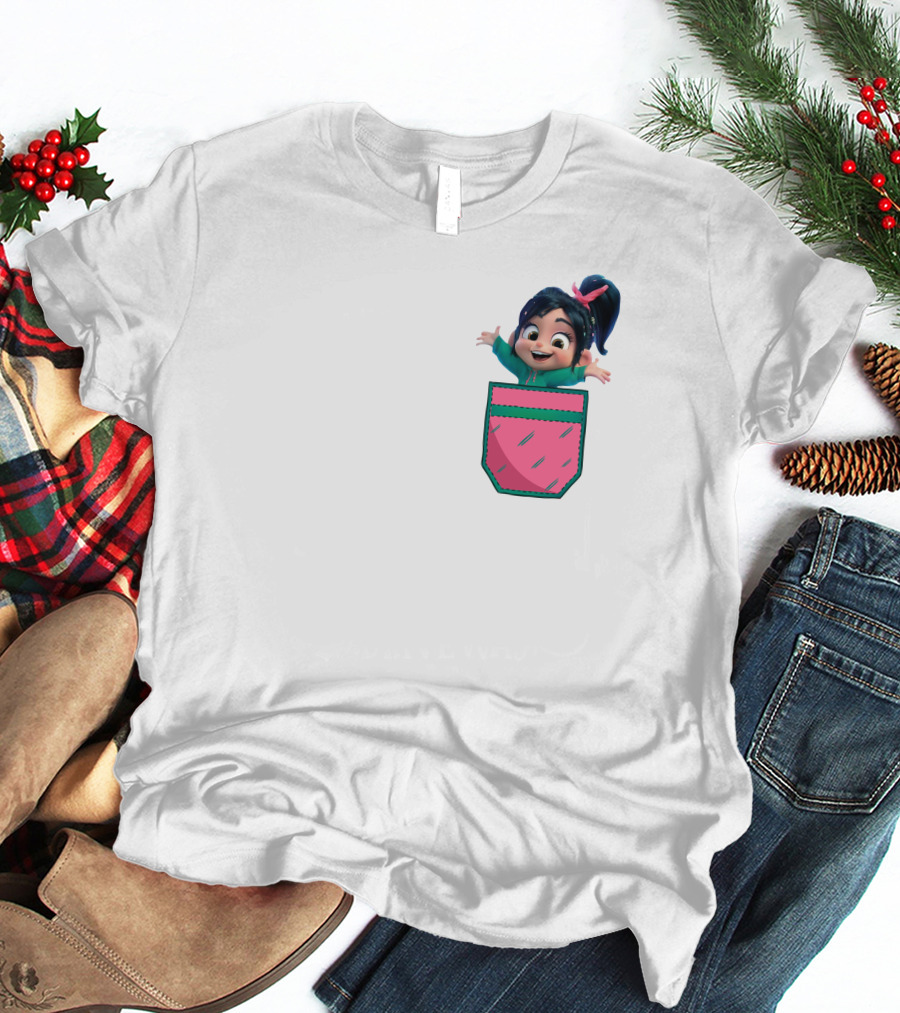 Vanellope Von Schweetz Pocket Character T-Shirt
