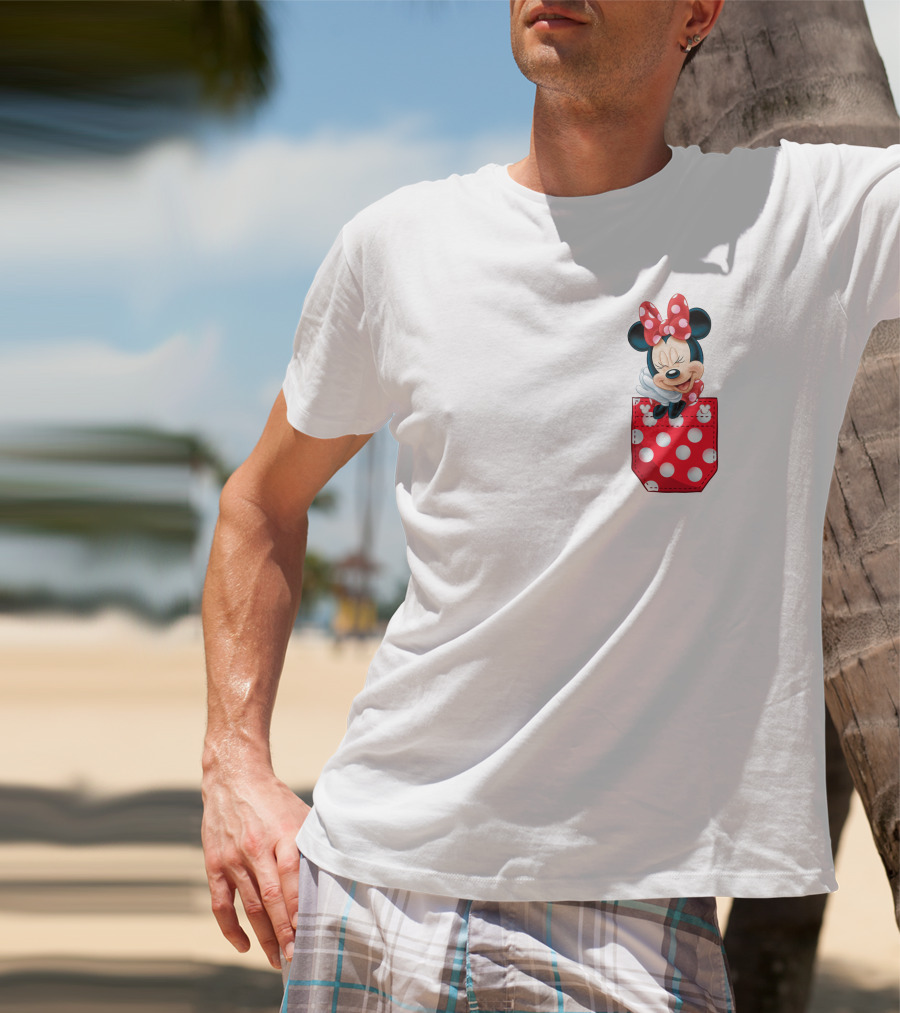 Minnie Mouse Polka Dot Pocket Fun T-Shirt