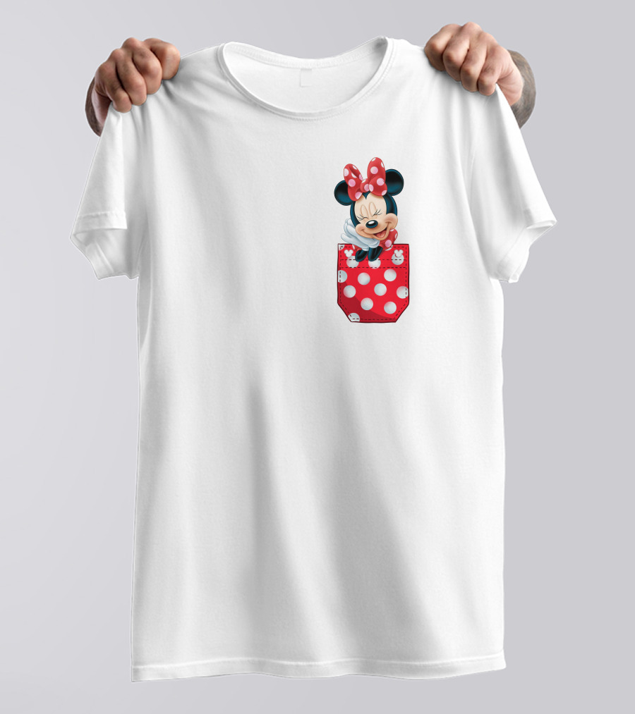 Minnie Mouse Polka Dot Pocket Fun T-Shirt