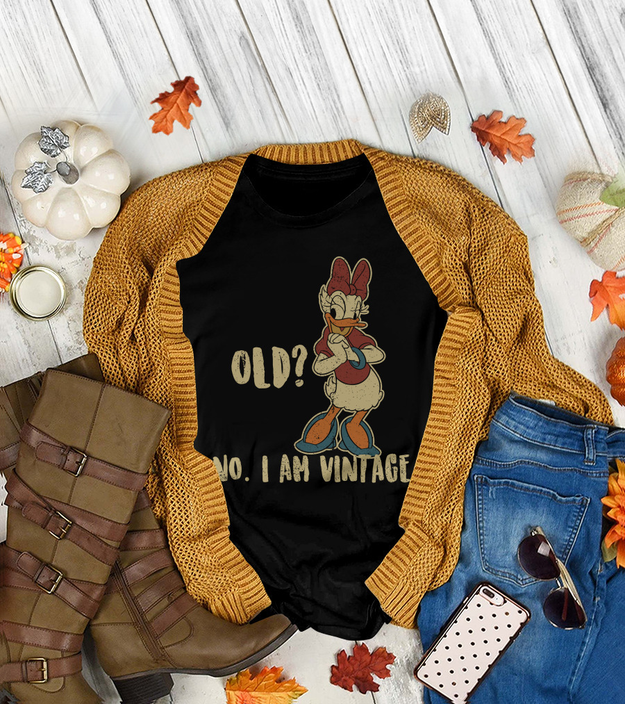 Old? No I Am Vintage Daisy Duck T-Shirt
