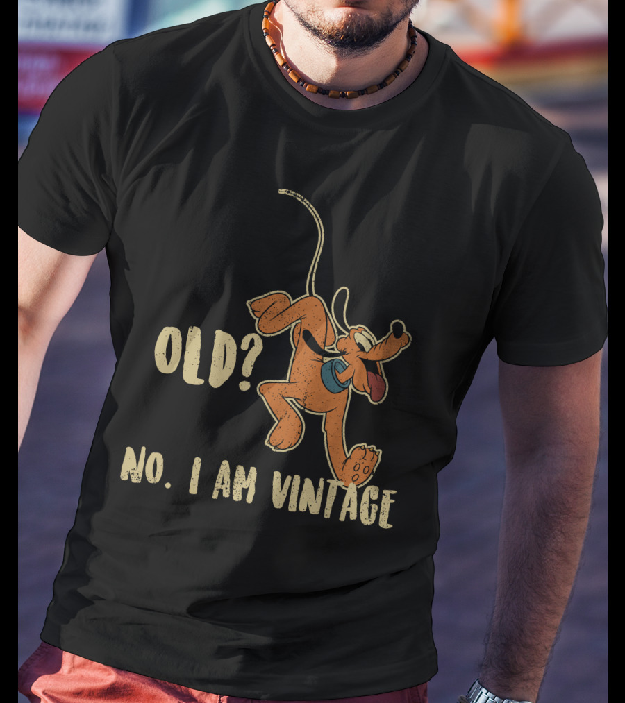 Pluto Old? No I Am Vintage T-Shirt