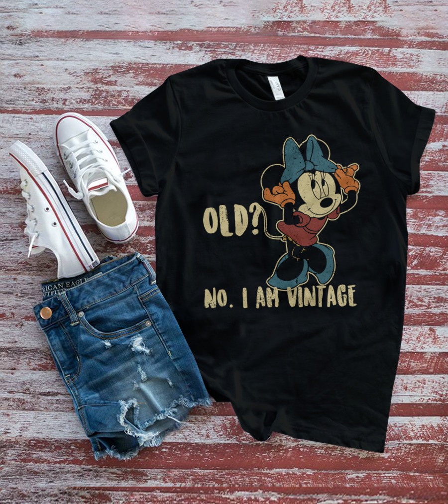 Old? No. I Am Vintage Minnie T-Shirt