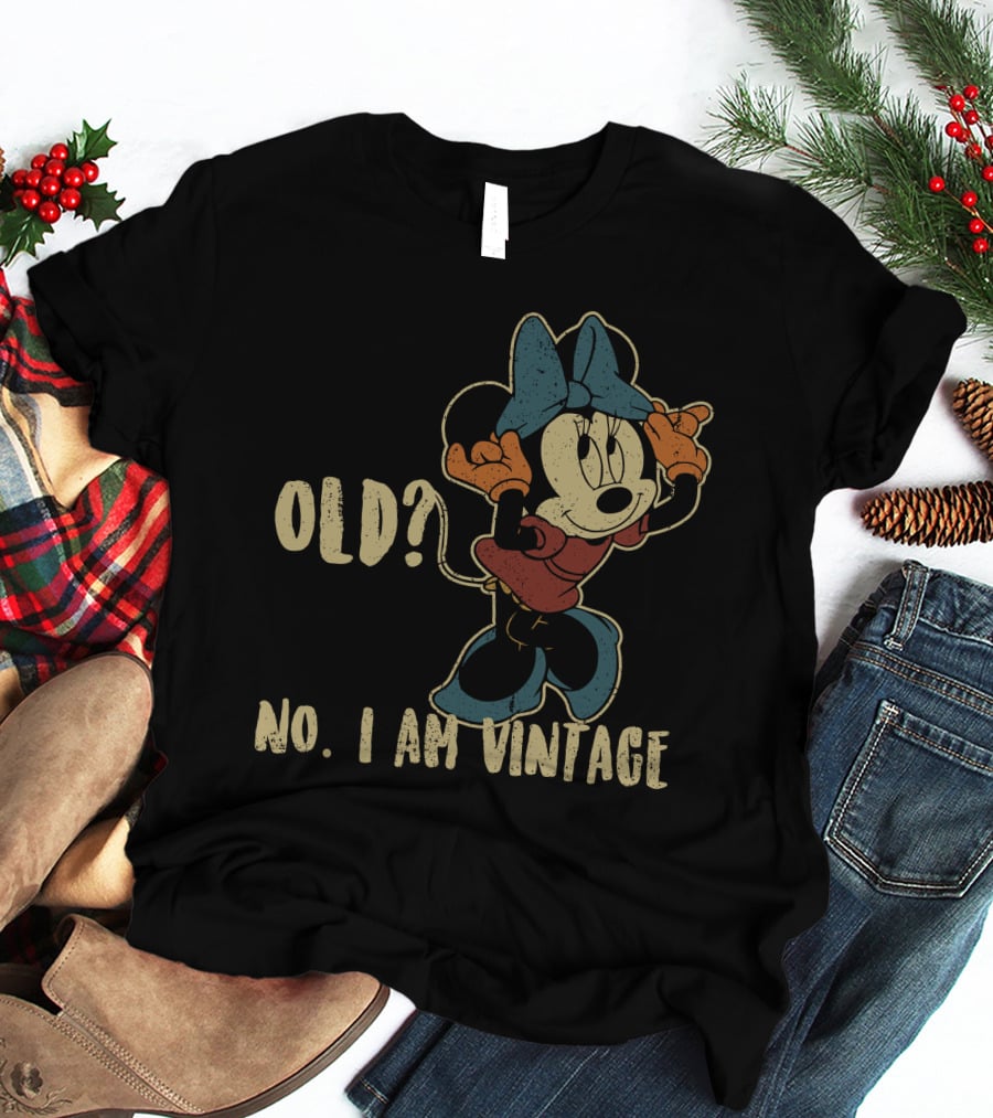 Old? No. I Am Vintage Minnie T-Shirt