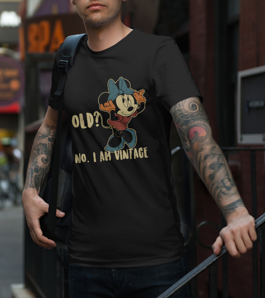 Old? No. I Am Vintage Minnie T-Shirt