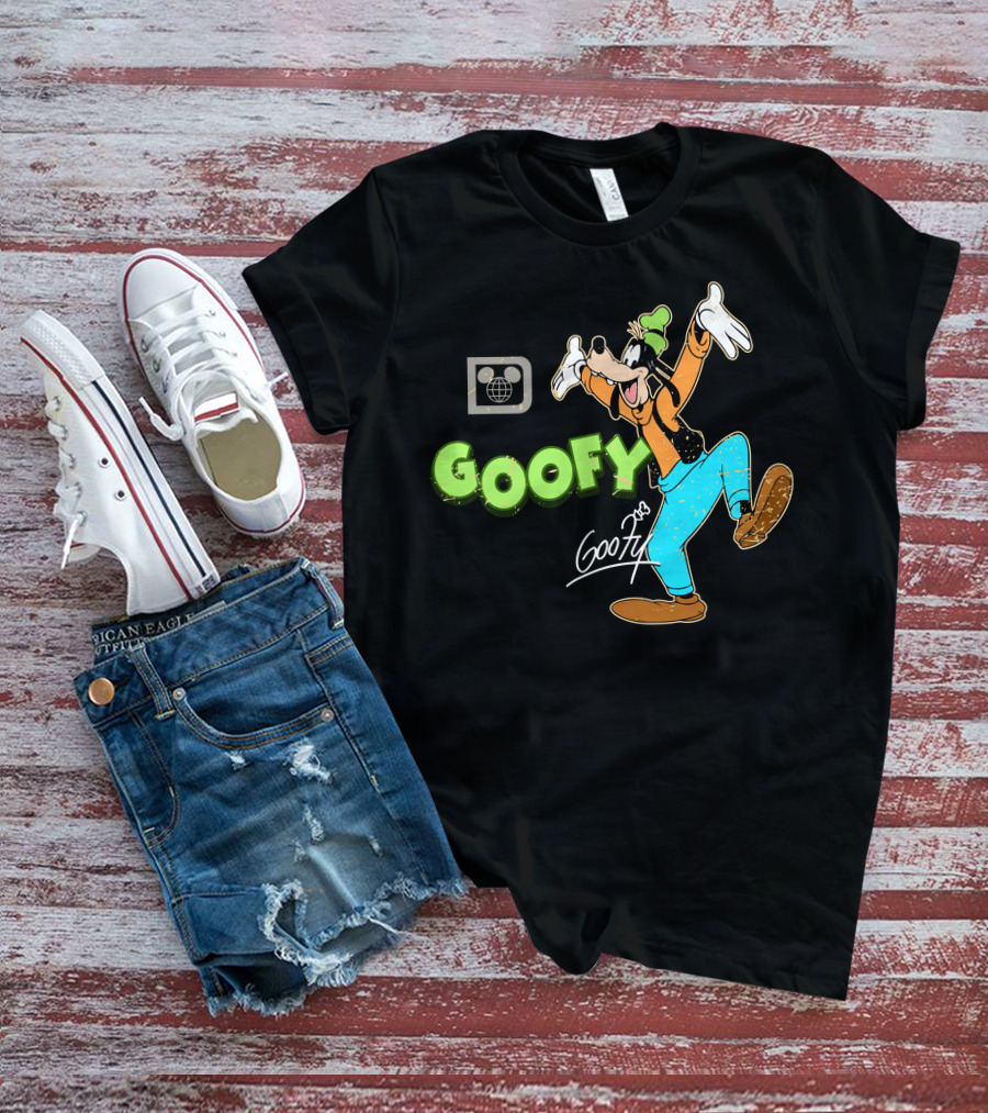 Goofy Disney Character Signature Pose T-Shirt