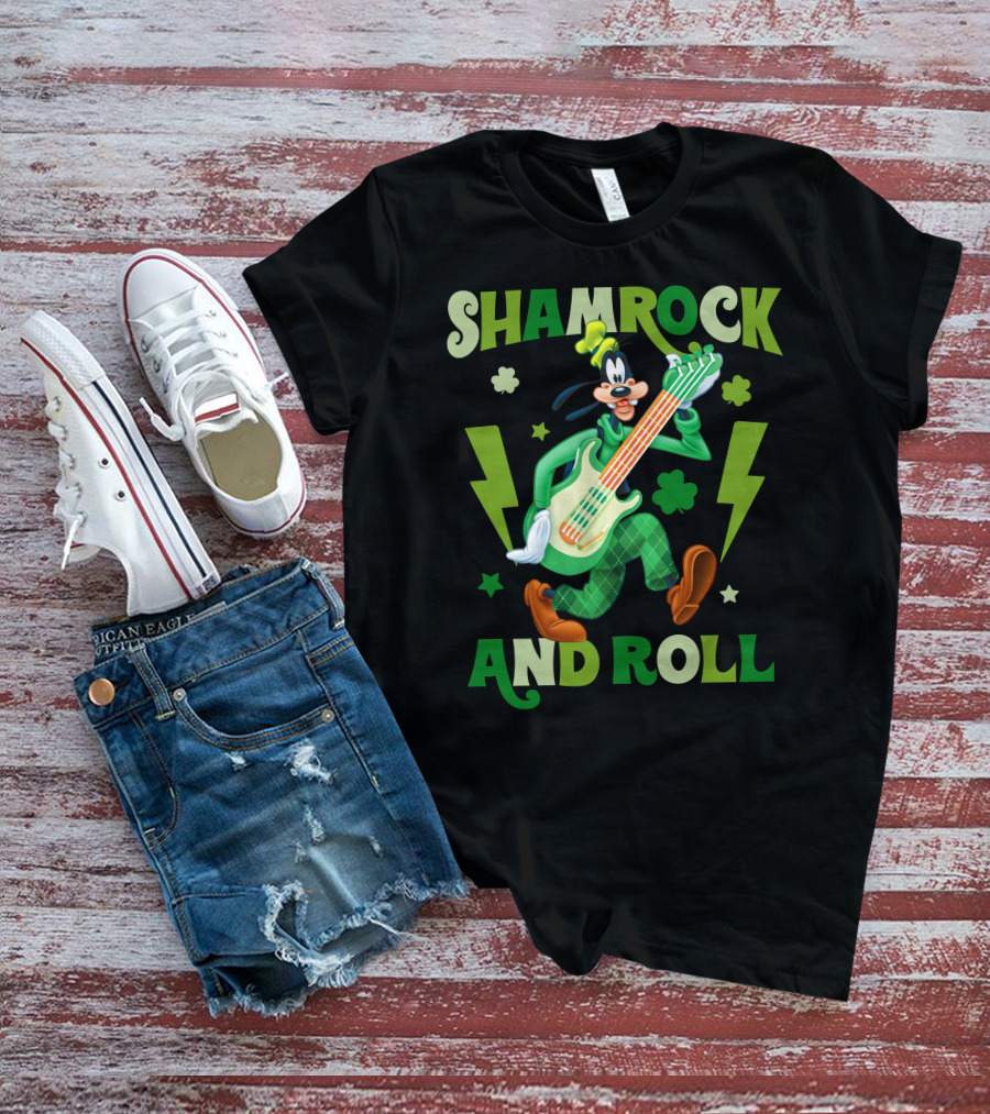 Shamrock And Roll Goofy T-Shirt
