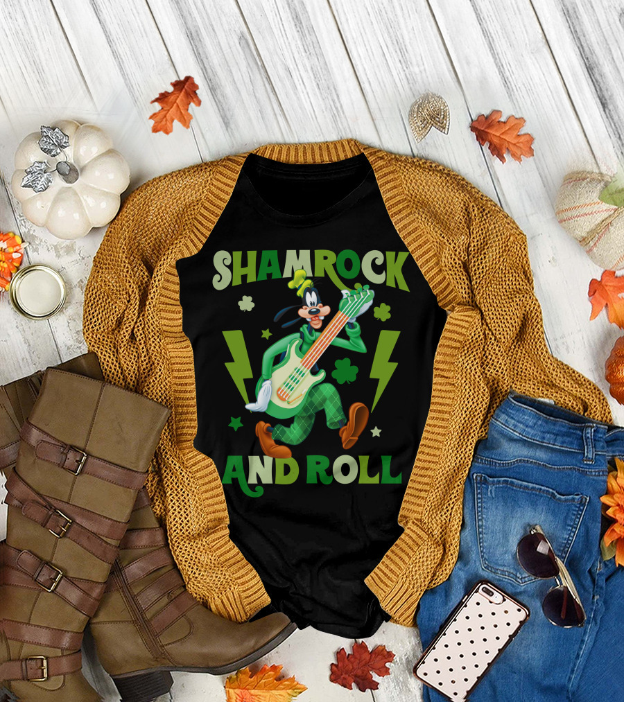 Shamrock And Roll Goofy T-Shirt