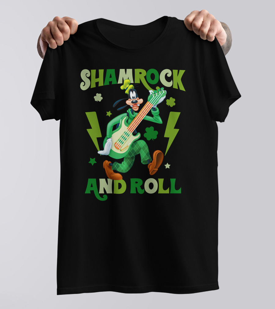 Shamrock And Roll Goofy T-Shirt