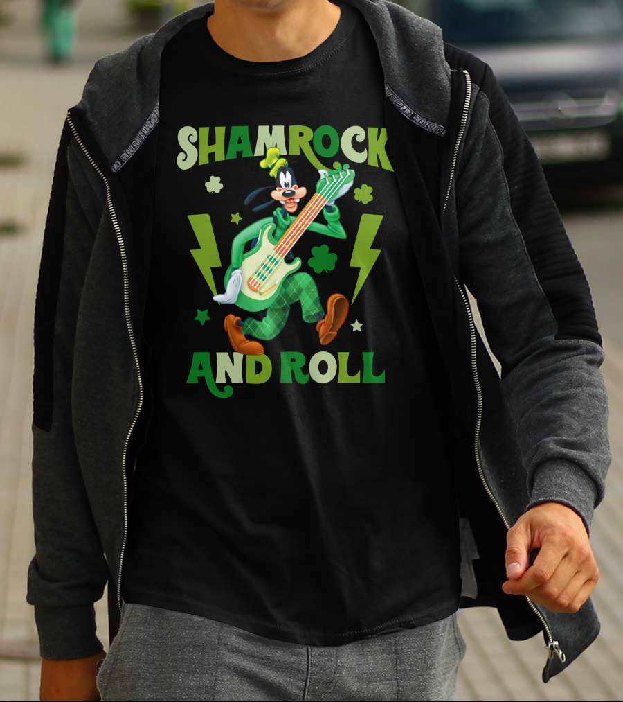Shamrock And Roll Goofy T-Shirt