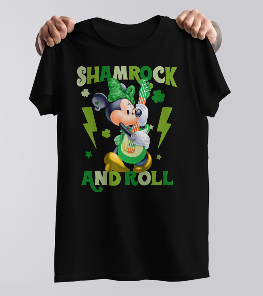Minnie Shamrock And Roll T-Shirt