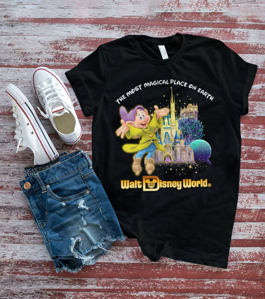 Dopey The Most Magical Place On Earth Walt Disney World T-Shirt