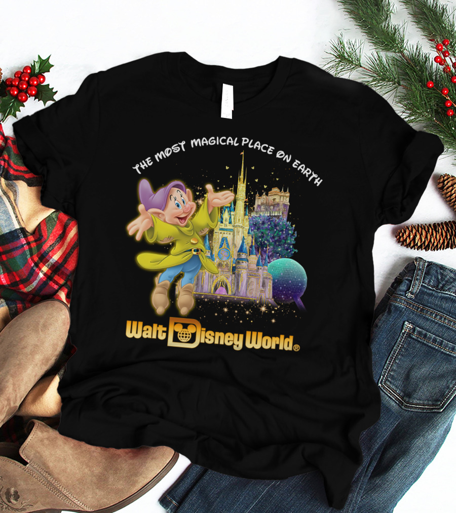 Dopey The Most Magical Place On Earth Walt Disney World T-Shirt