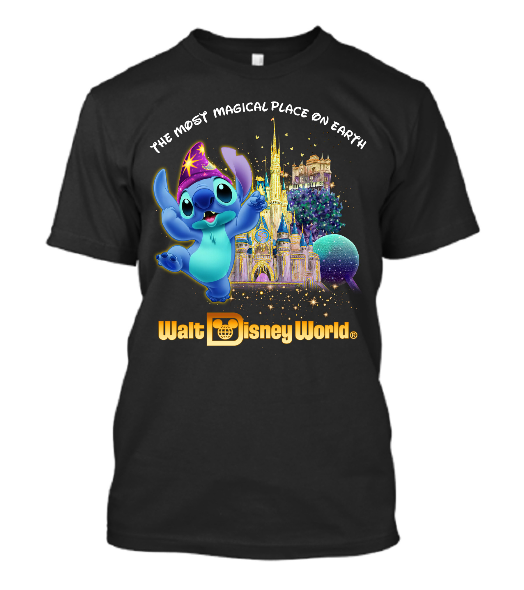 The Most Magical Place On Earth Walt Disney World Stitch T-Shirt