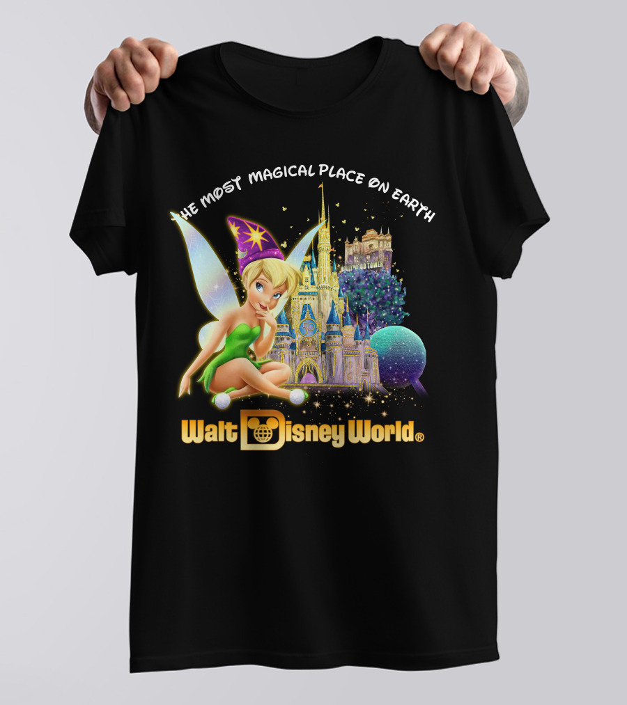 Tinkerbell Walt Disney World The Most Magical Place On Earth T-Shirt